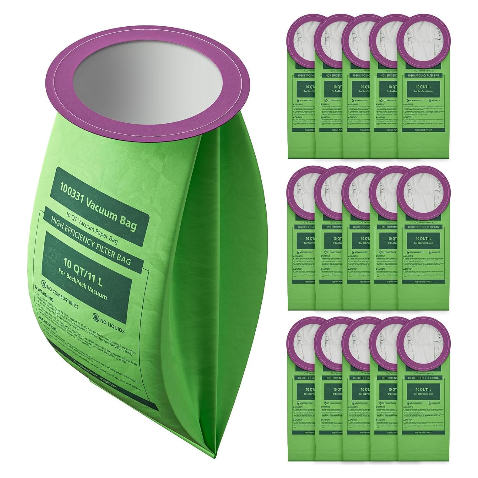 16 Bolsas de Vacío Isinlive 100331 para Aspiradora ProTeam