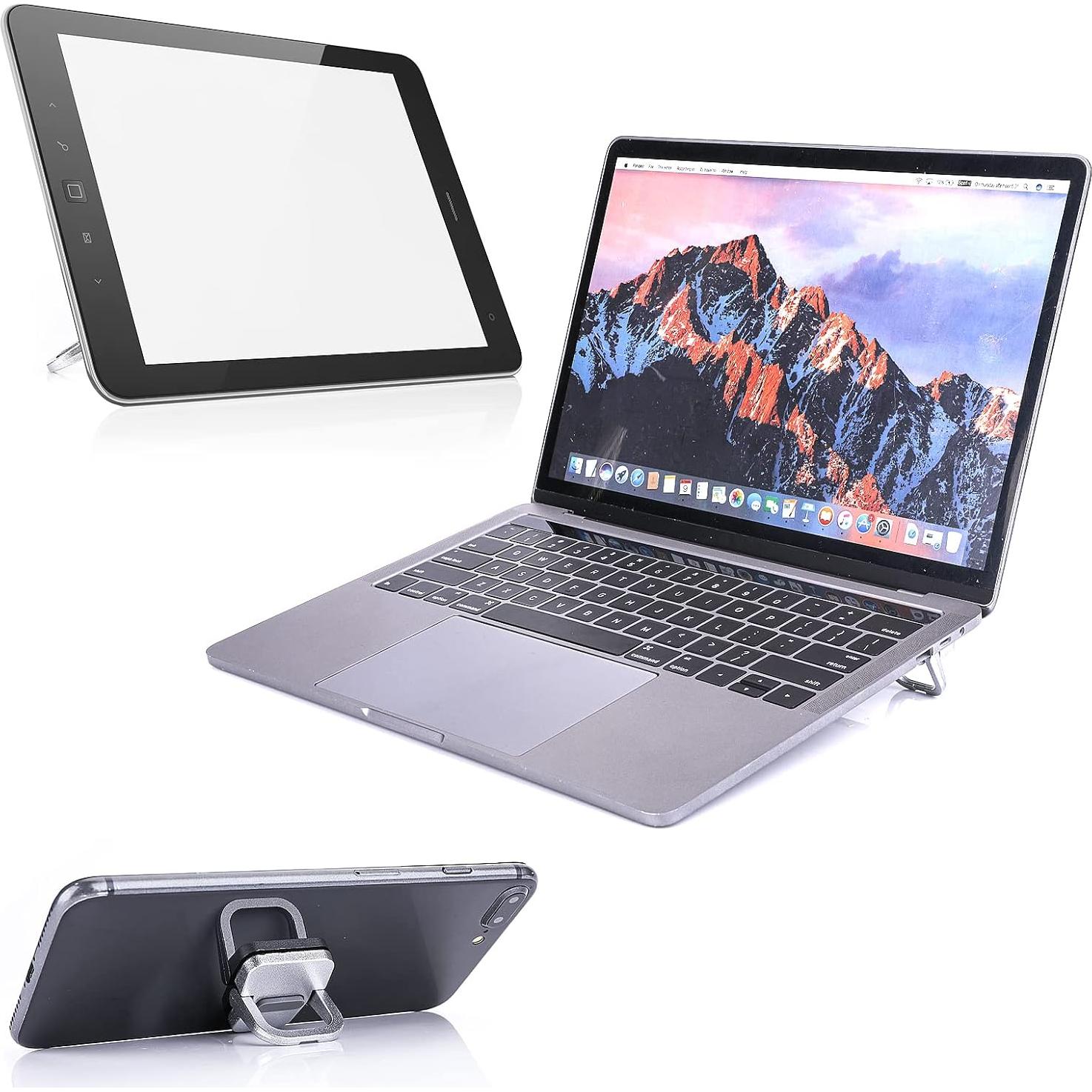 Soporte de Teclado Portátil Abeillo Mini 2PCS Plata