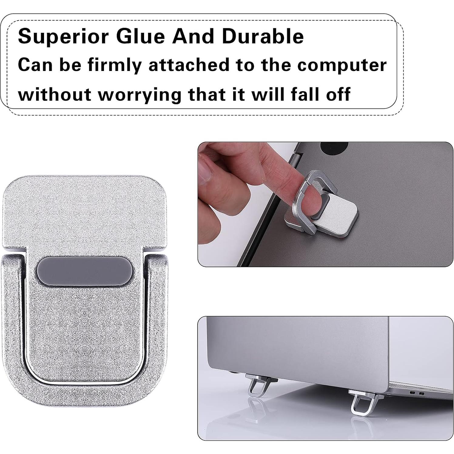 Soporte de Teclado Portátil Abeillo Mini 2PCS Plata