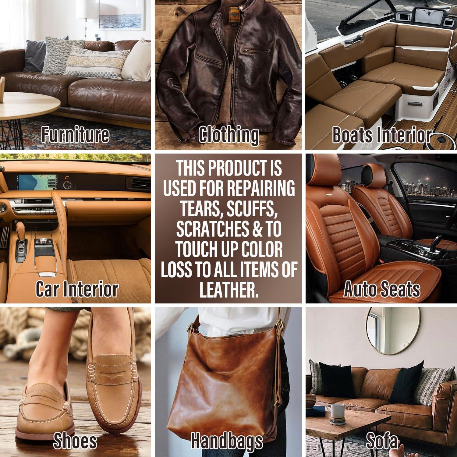 Kit de Reparación de Cuero ARCSSAI RMB07933 - Muebles y Autos