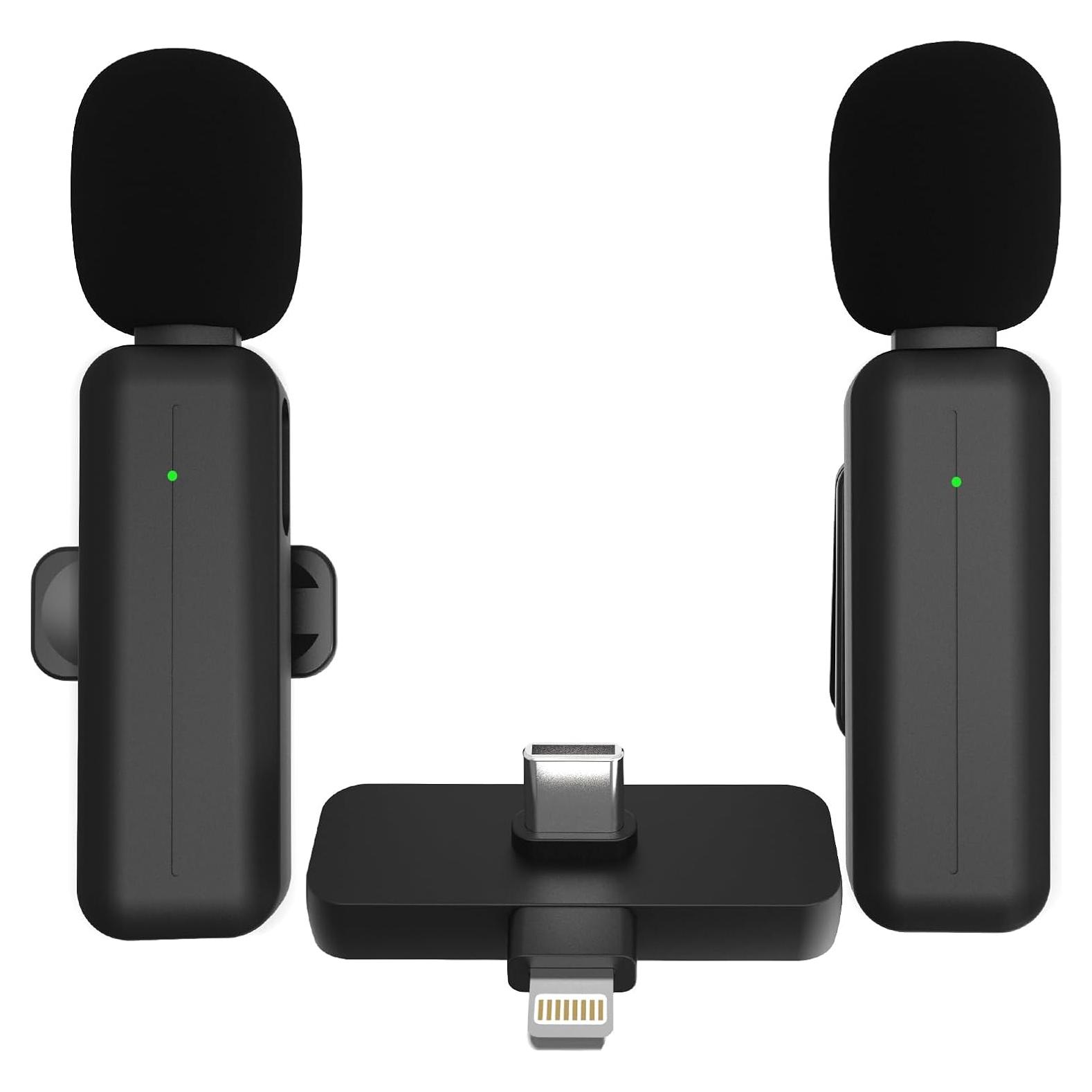 Micrófonos Lavalier Inalámbricos Bulatry Doble 80ft 5H