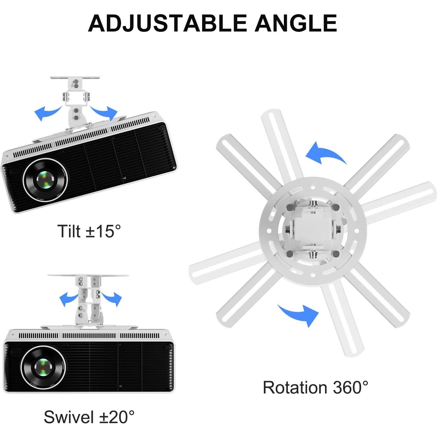 Soporte de Proyector Universal Techo XINLEI PR14W Ajustable