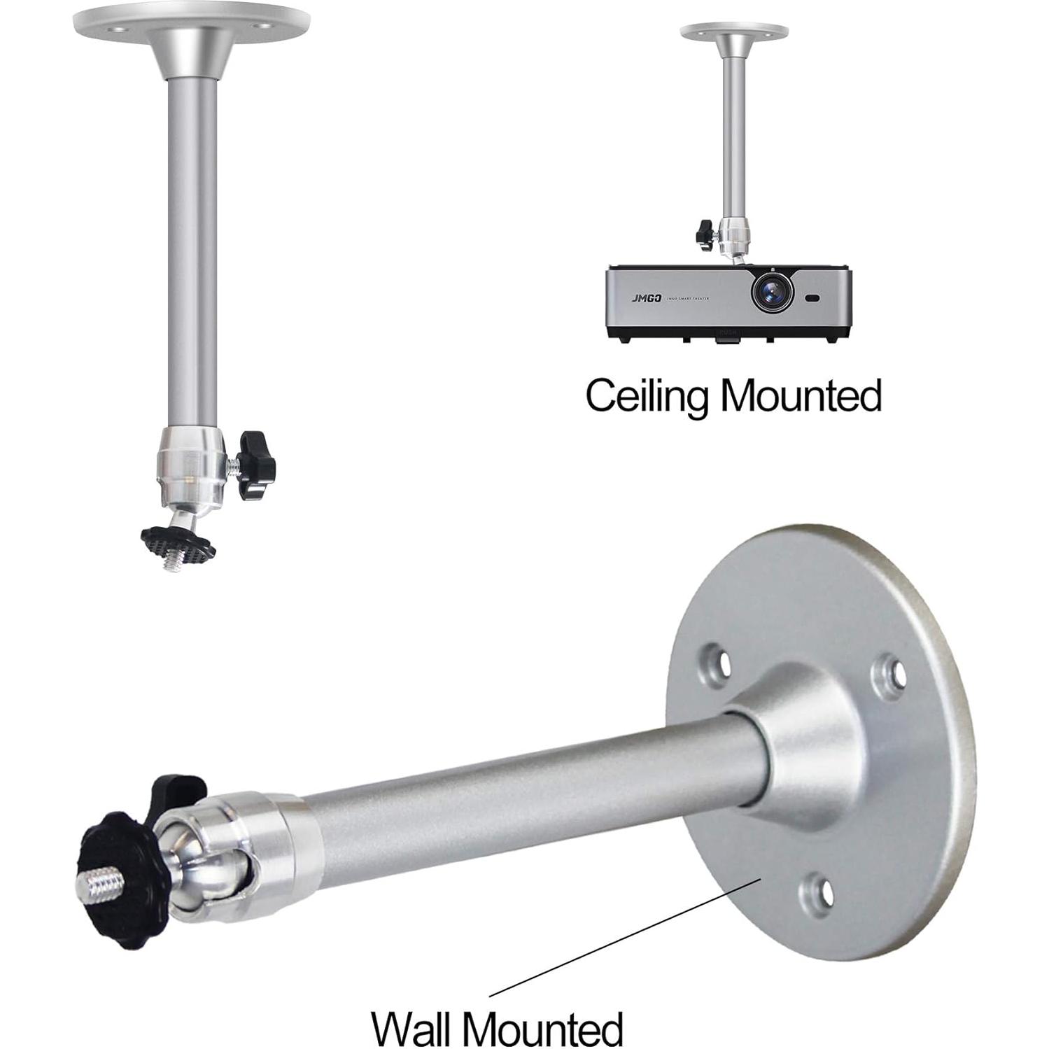 Soporte de Proyector de Techo Mini Drsn - Longitud 175mm - Aluminio