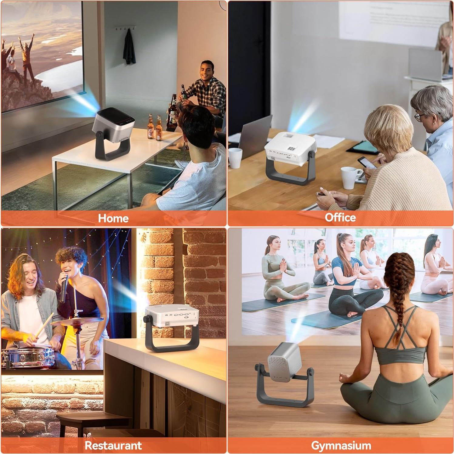 Soporte de Proyector KDD Ajustable 360° para Techo y Pared