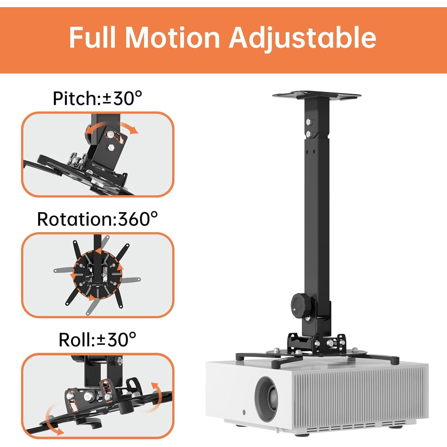 Soporte de Techo Universal para Proyector JOY worker 15 kg