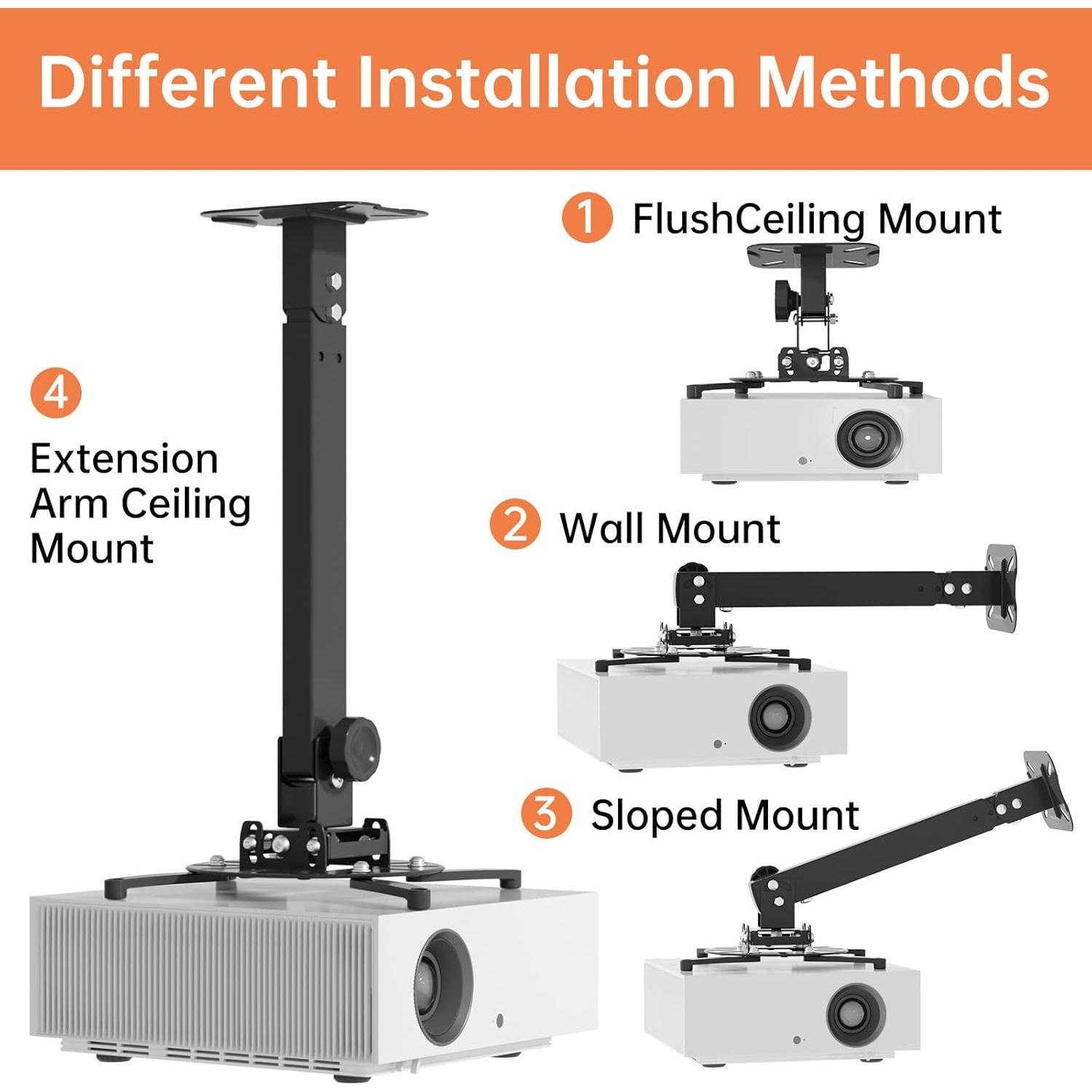 Soporte de Techo Universal para Proyector JOY worker 15 kg