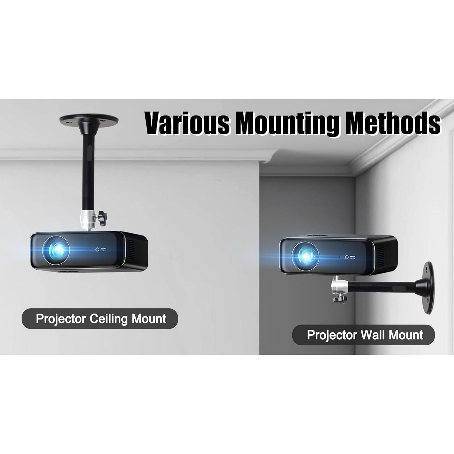 Soporte de Proyector Mini 2-Be-Best Ajustable 20 cm Negro