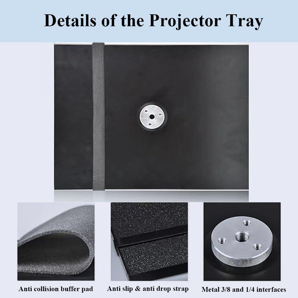 Soporte para Proyector HANTAQ 24x34 cm Acero Inoxidable