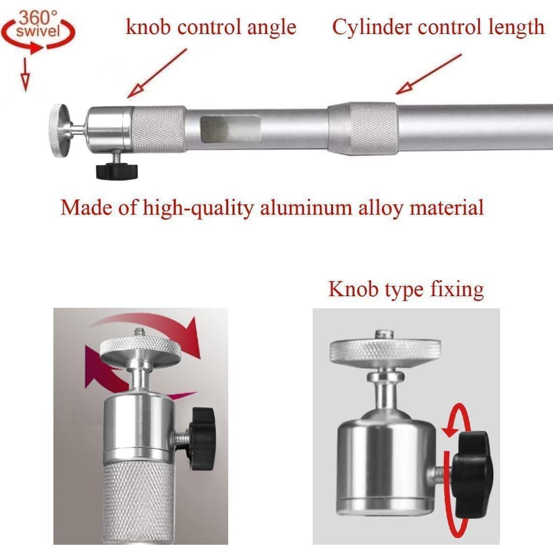 Soporte de Proyector 2-Be-Best Ajustable Techo/Pared Plata 31-45cm
