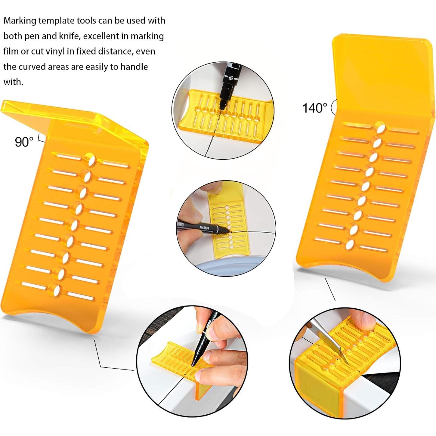 Kit de Herramientas para Envolver Autos NEWISHTOOL - 10 Piezas