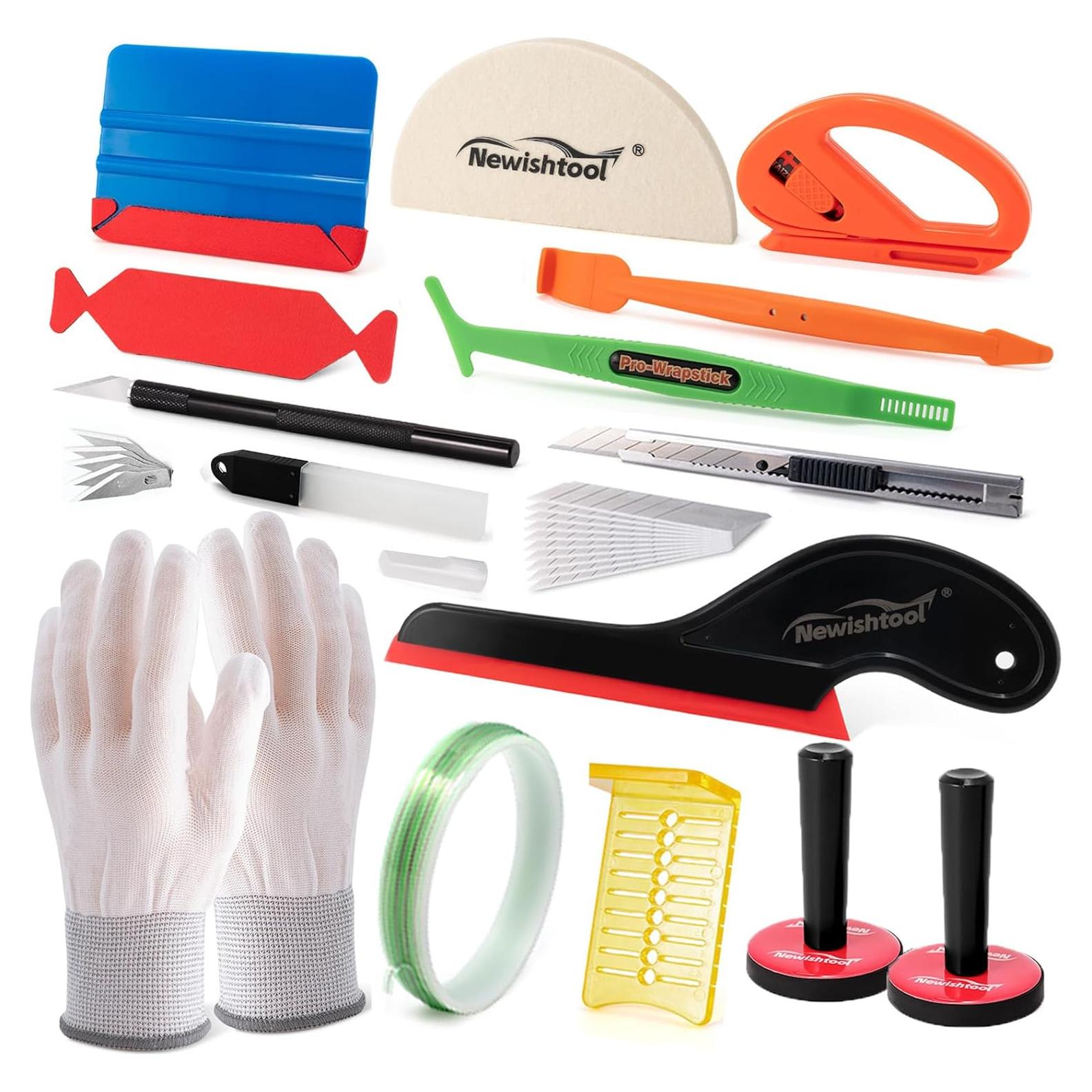 Kit de Herramientas para Envolver Vinilo NEWISHTOOL - 14 Piezas
