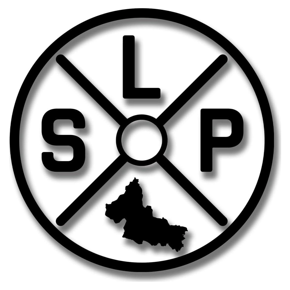 Calcomanía San Luis Potosí México para Autos 10x10 cm Negra