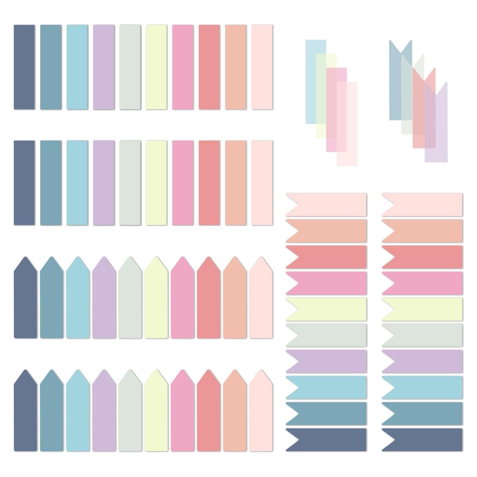 Pestañas Adhesivas Transparentes Temiary 1200 Piezas Morandi