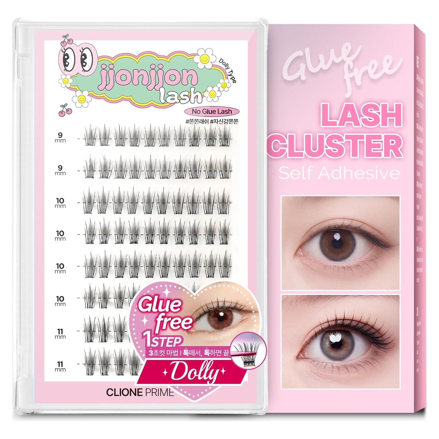 Pestañas Autoadhesivas Wispy Dolly Look - Reutilizables 14x8.3cm