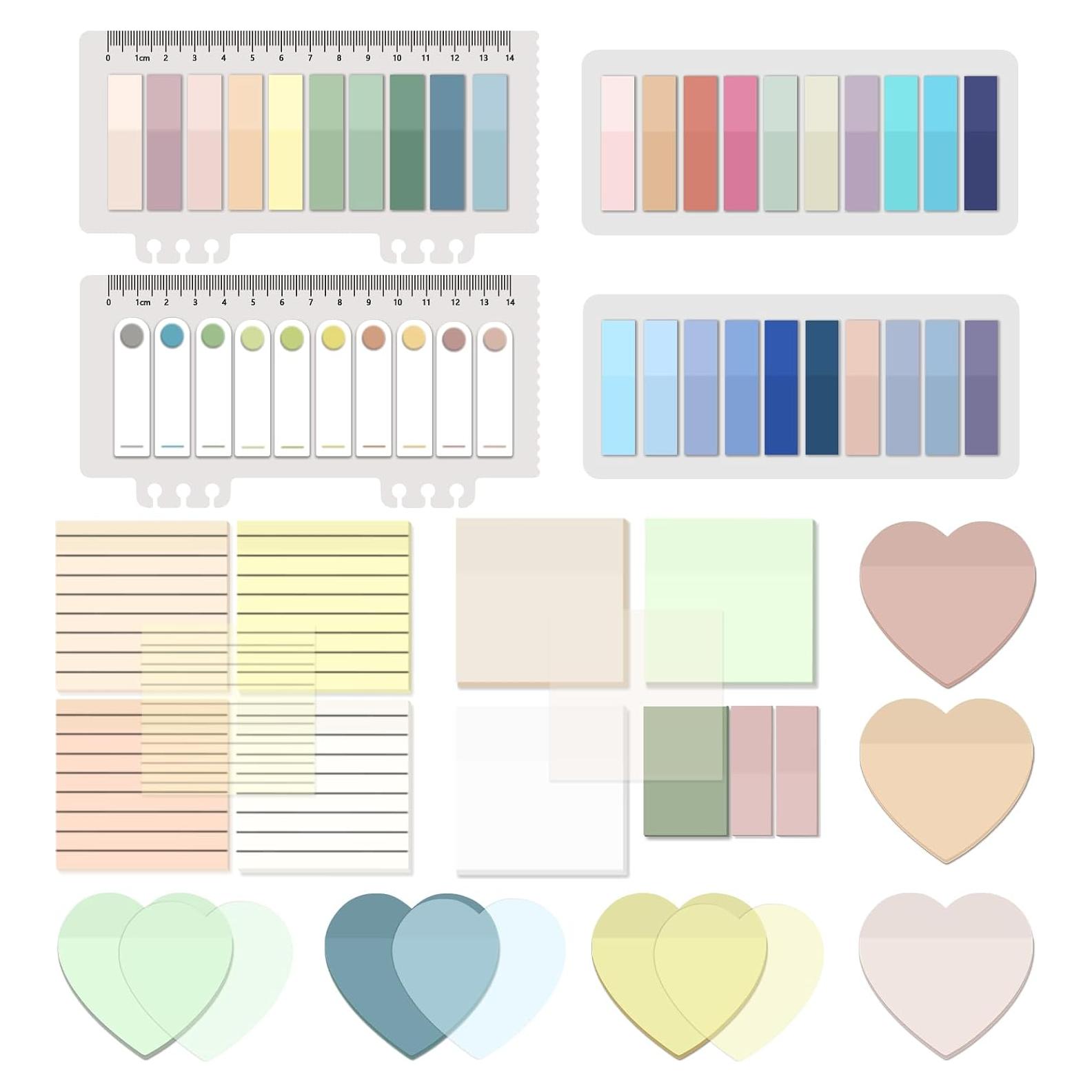 Notas Adhesivas Transparentes BAYTORY 1600 Hojas 7.62x7.62cm