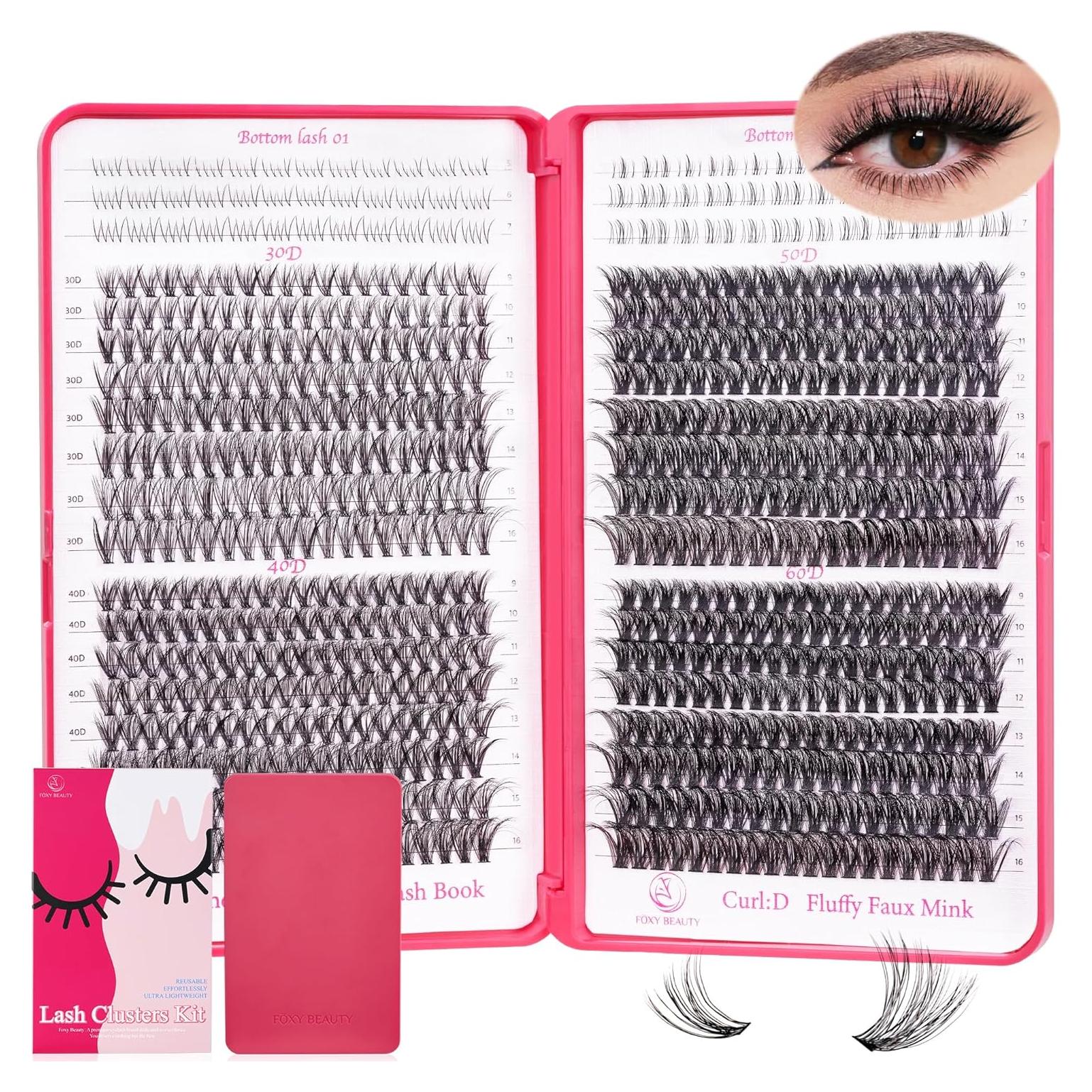 Kit de Extensión de Pestañas CCODDY Fluffy 30D-60D 712 Pcs