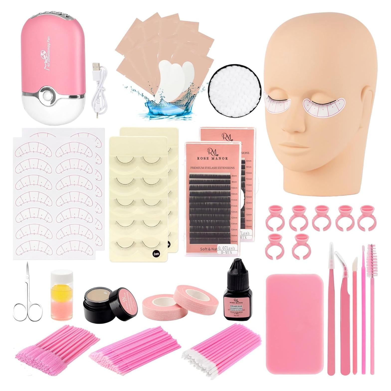 Kit de Extensión de Pestañas Rose Manor para Principiantes