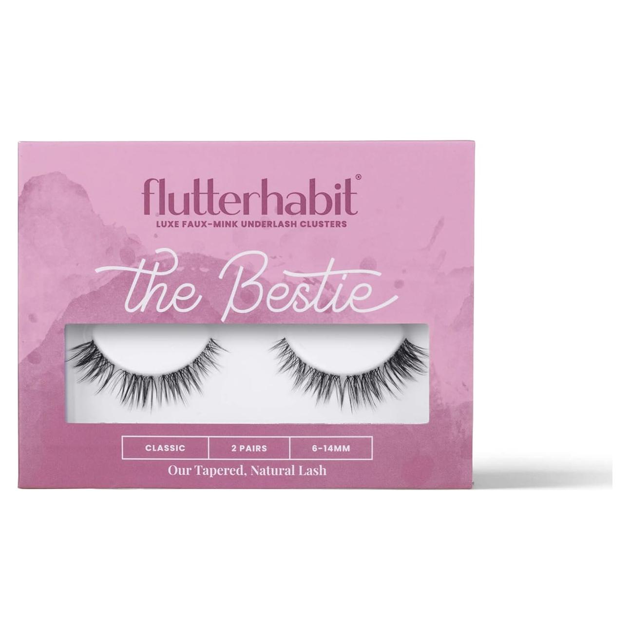 Pestañas Bestie FlutterHabit - 2 Juegos, Duración 10 Días