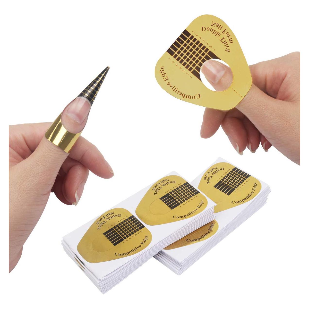 Formas de Uñas en Herradura AHIER 200PCS Gel UV 6x5.8cm