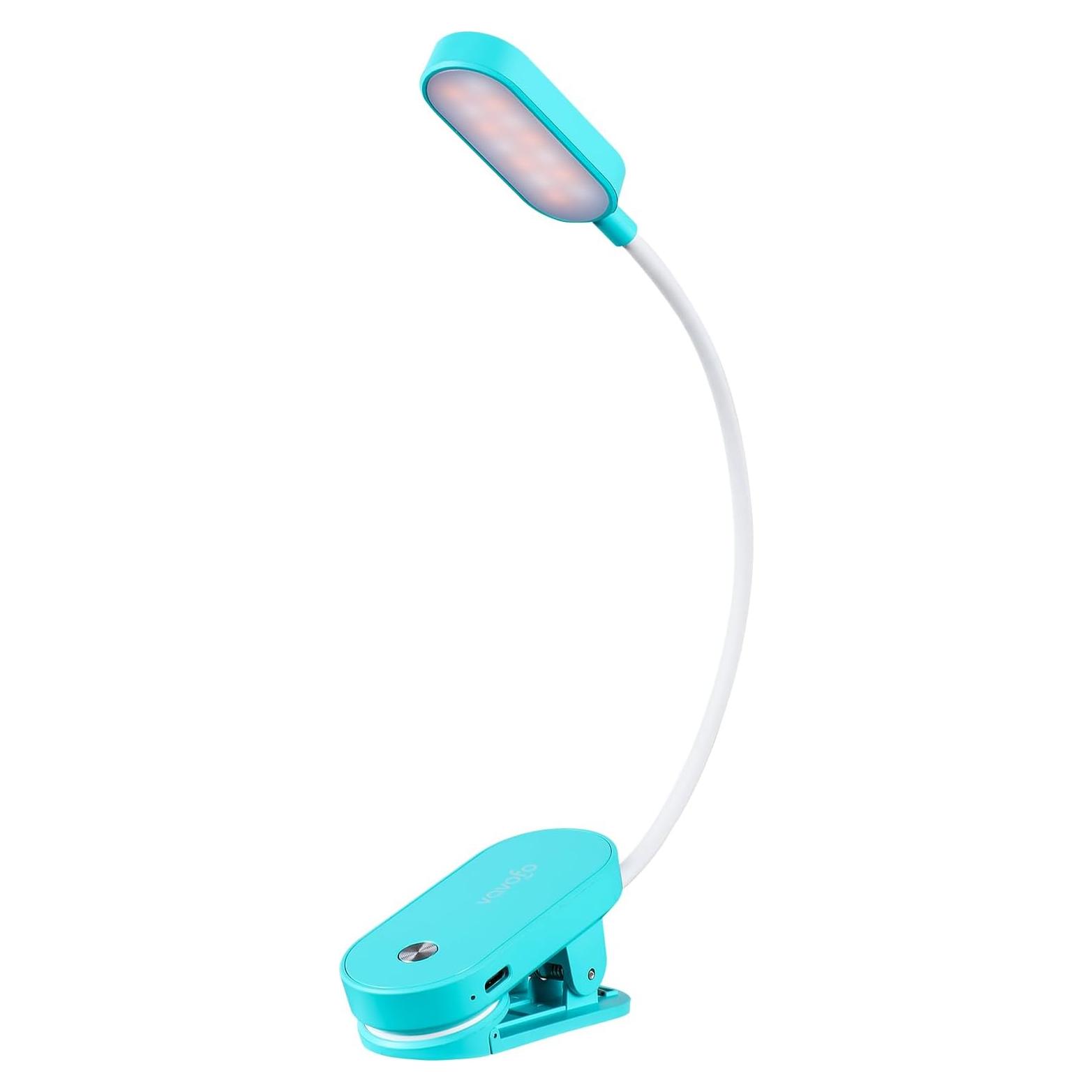 Luz de Lectura Recargable VAVOFO KM-6775 14 LEDs Clip On