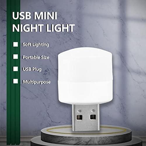 Lámpara LED USB Portátil Linwnil - Luz Cálida y Blanca 1W