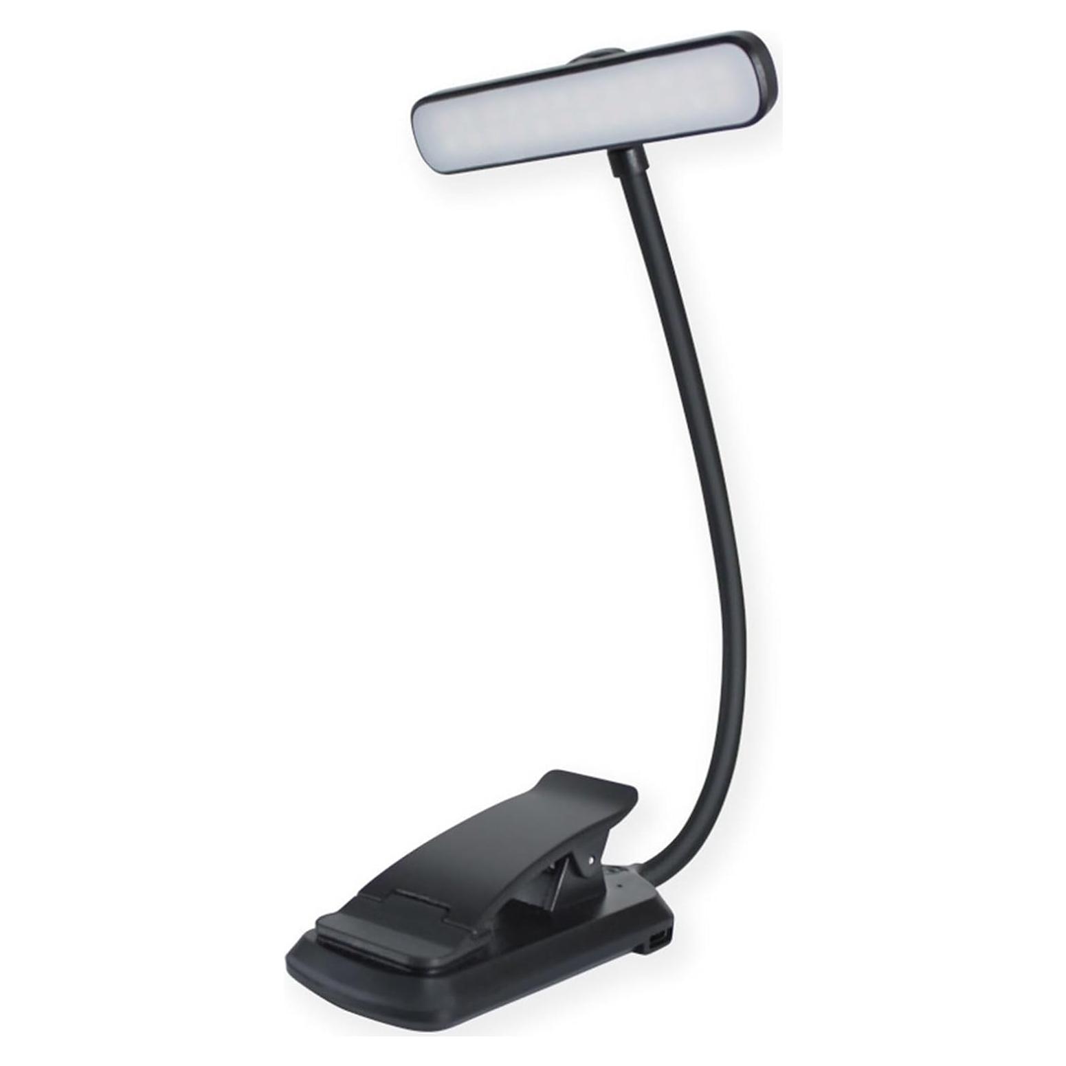 Luz de Libro LED Recargable 1000mAh 3 Temperaturas Cuidado Ojos