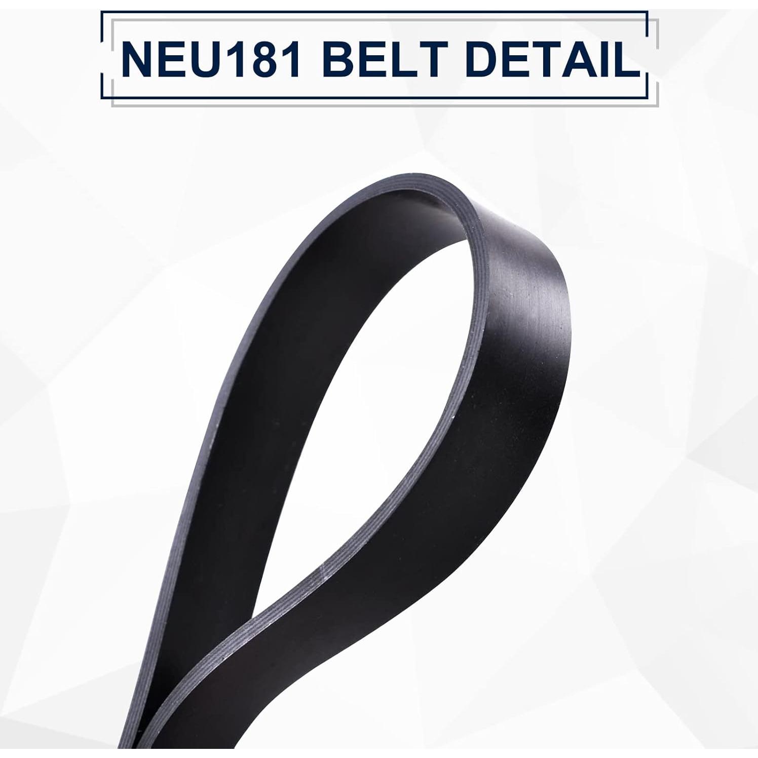 Correas de Aspiradora KEEPOW E0205 para Eureka NEU182B - 2 Paquete