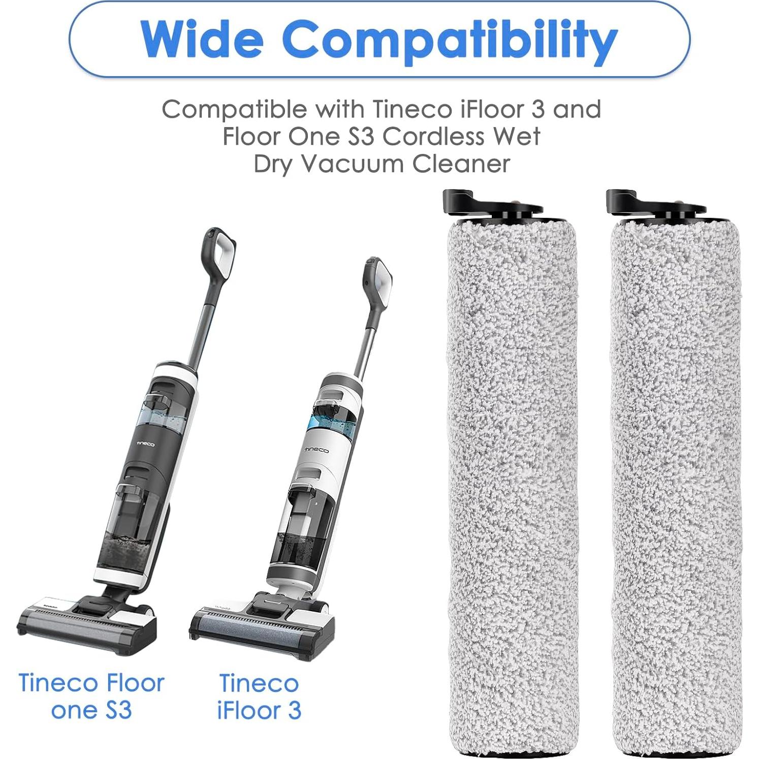 Rodillos de Cepillo de Reemplazo MIBUMIKI para Tineco iFloor 3