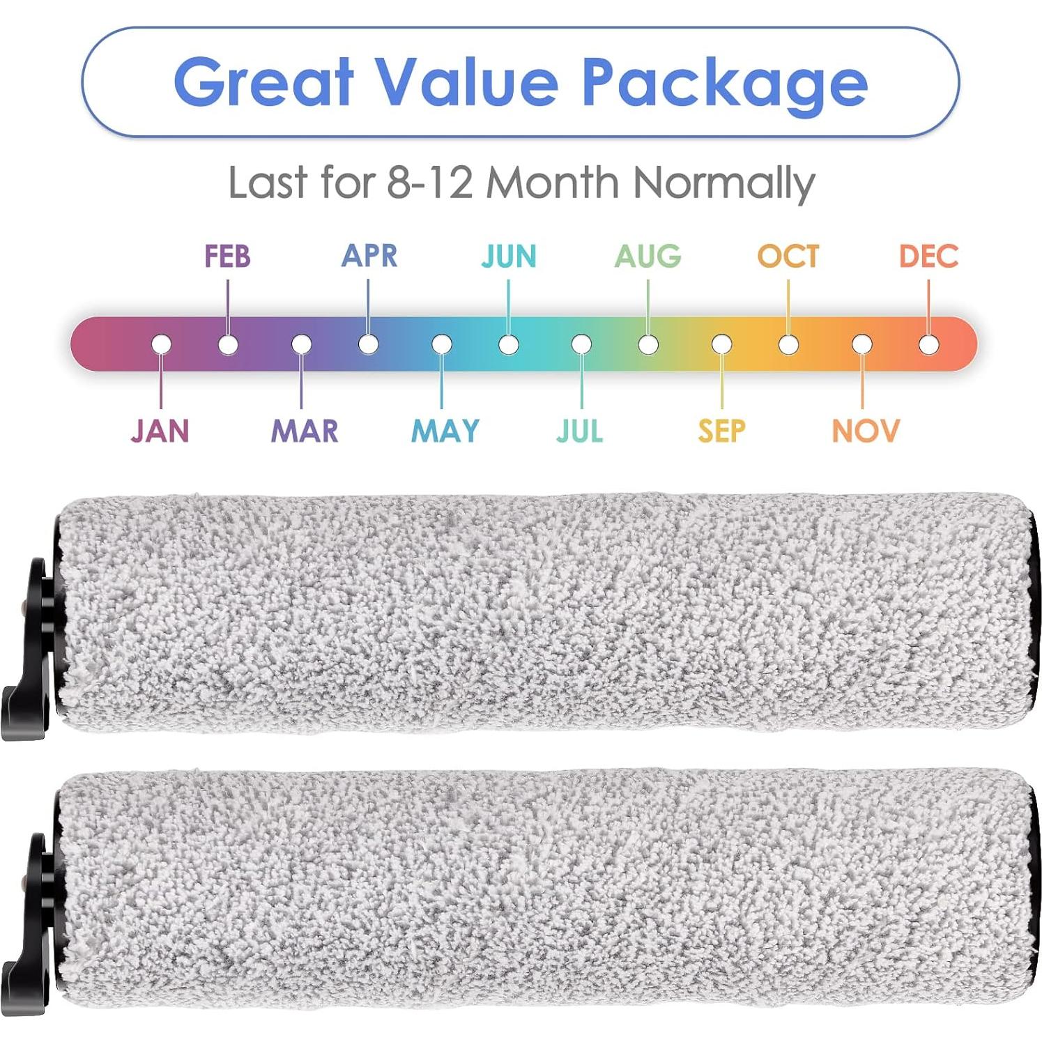 Rodillos de Cepillo de Reemplazo MIBUMIKI para Tineco iFloor 3