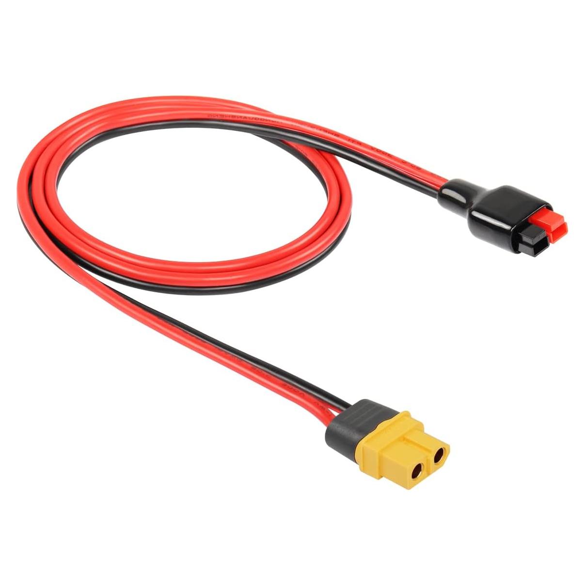 CERRXIAN Cable XT60 Hembra a Panel Solar 1m 30A 12AWG