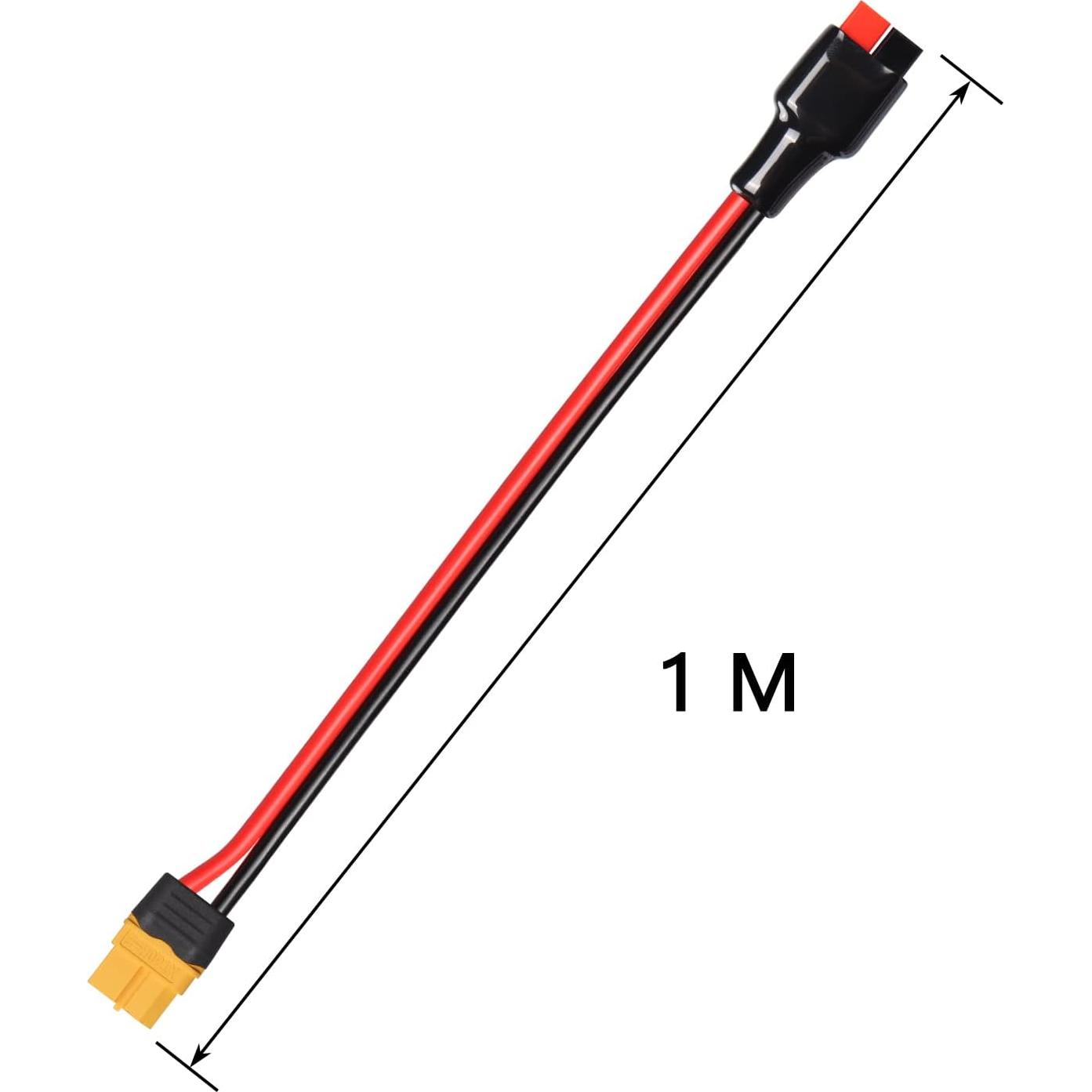 CERRXIAN Cable XT60 Hembra a Panel Solar 1m 30A 12AWG