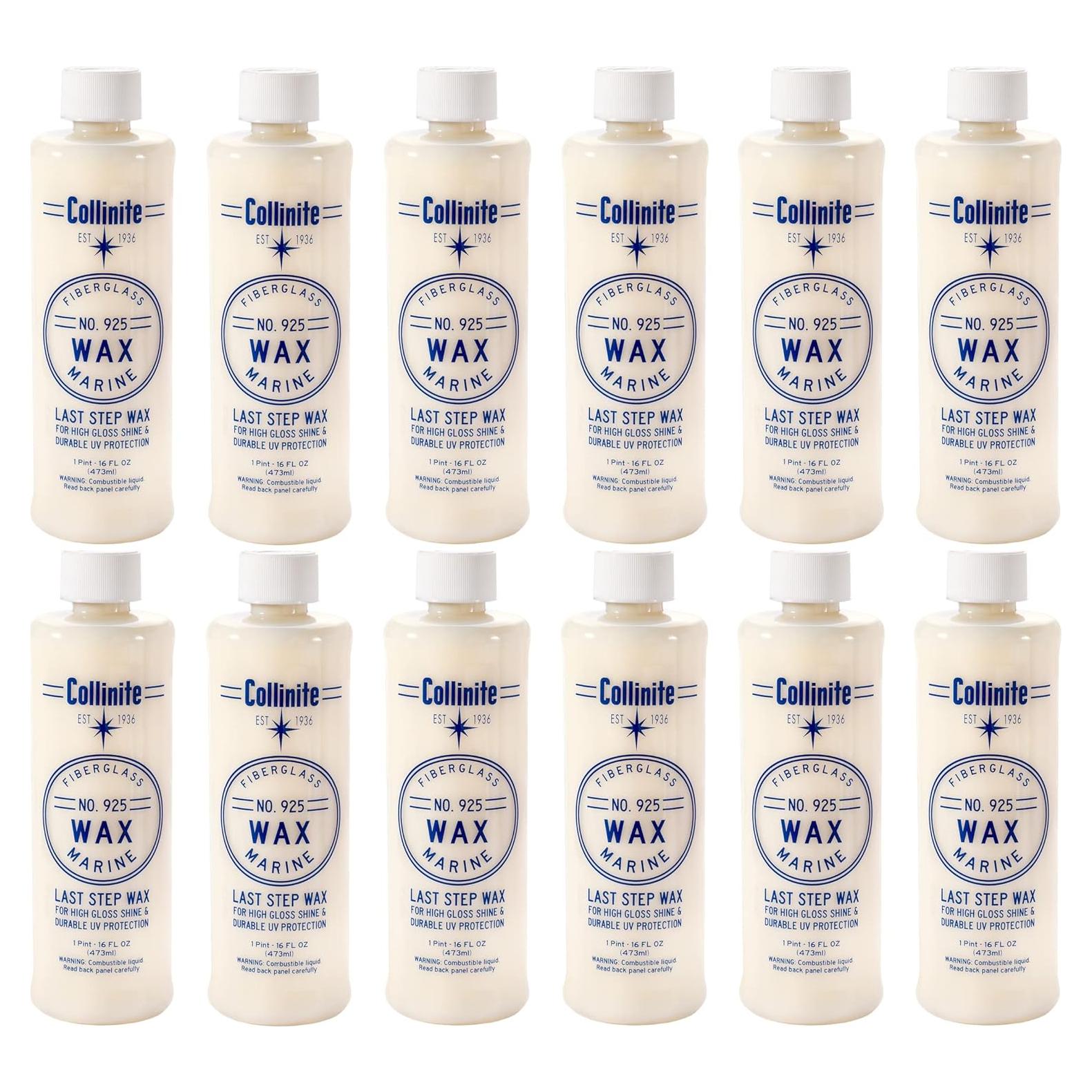 Cera Marina Collinite No. 925 para Fibra de Vidrio 473 ml - Paquete de 12