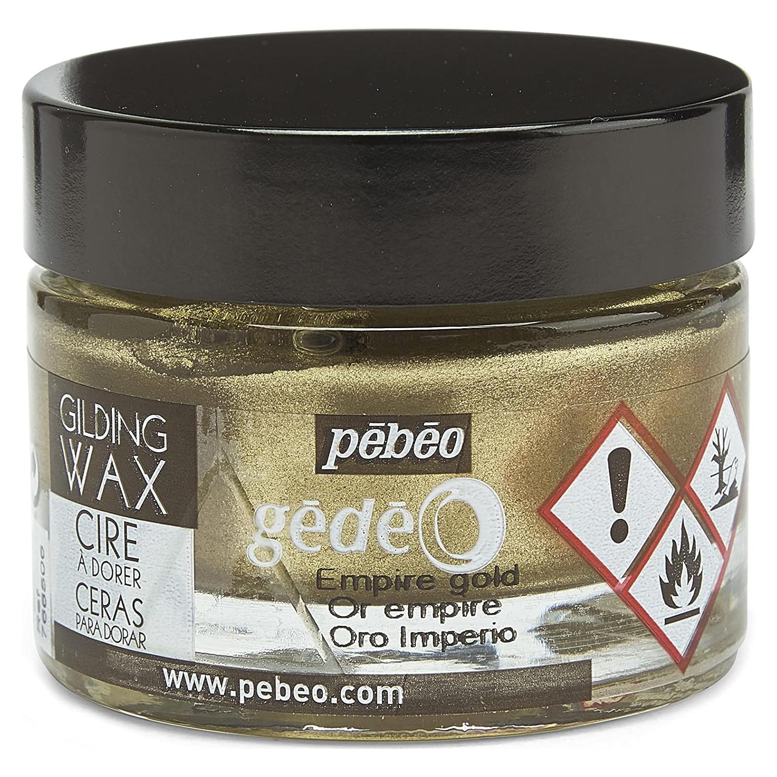 Cera de Gilding Pebeo 30 ml - Pasta de Dorado Premium
