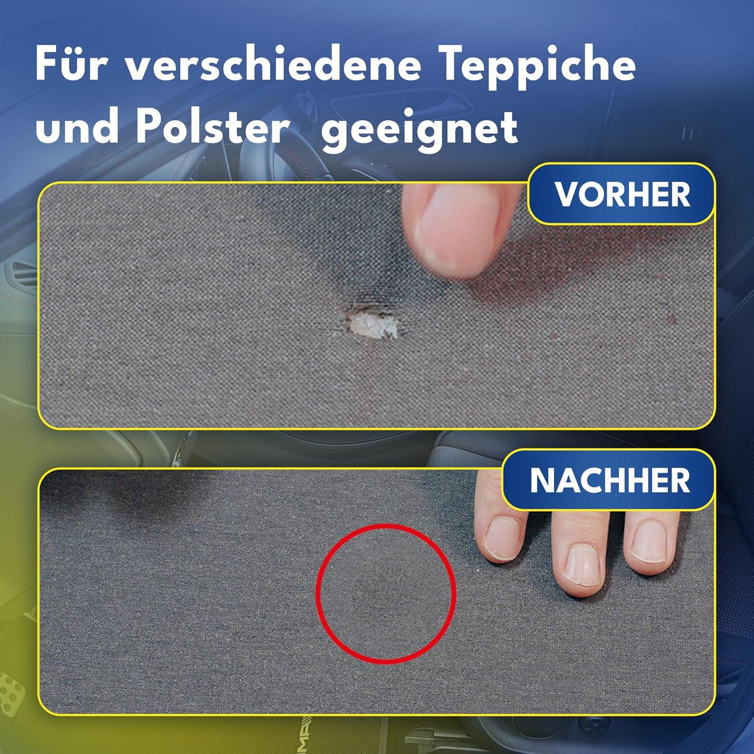 Kit de Reparación de Tapicería ATG - 8-10 Reparaciones - Tela y Cuero