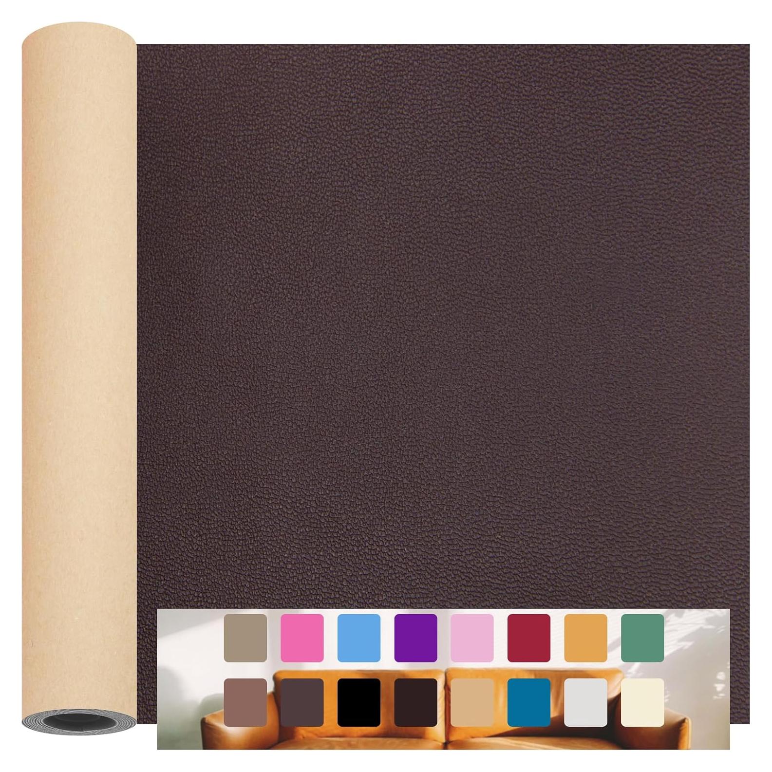 Cinta de Reparación de Cuero TACOLO 30x137 cm Autoadhesiva Café