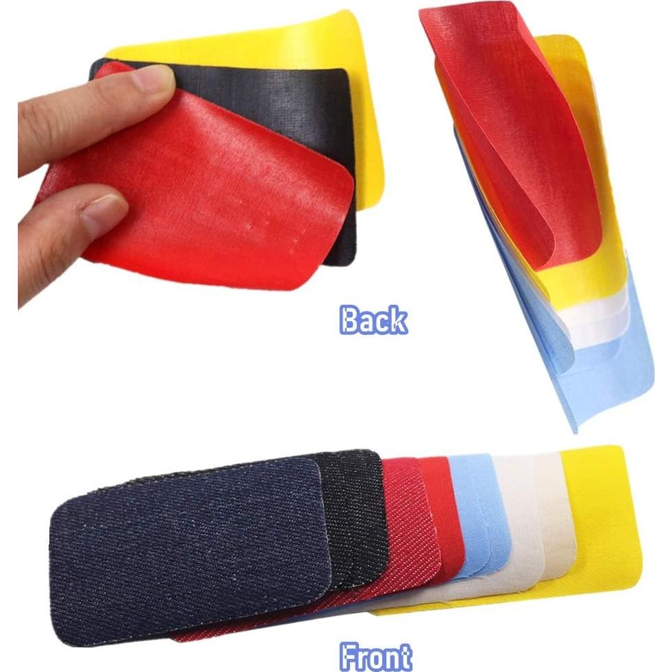 Kit de 26 Parches de Hierro Amarillos MSCFTFB para Ropa