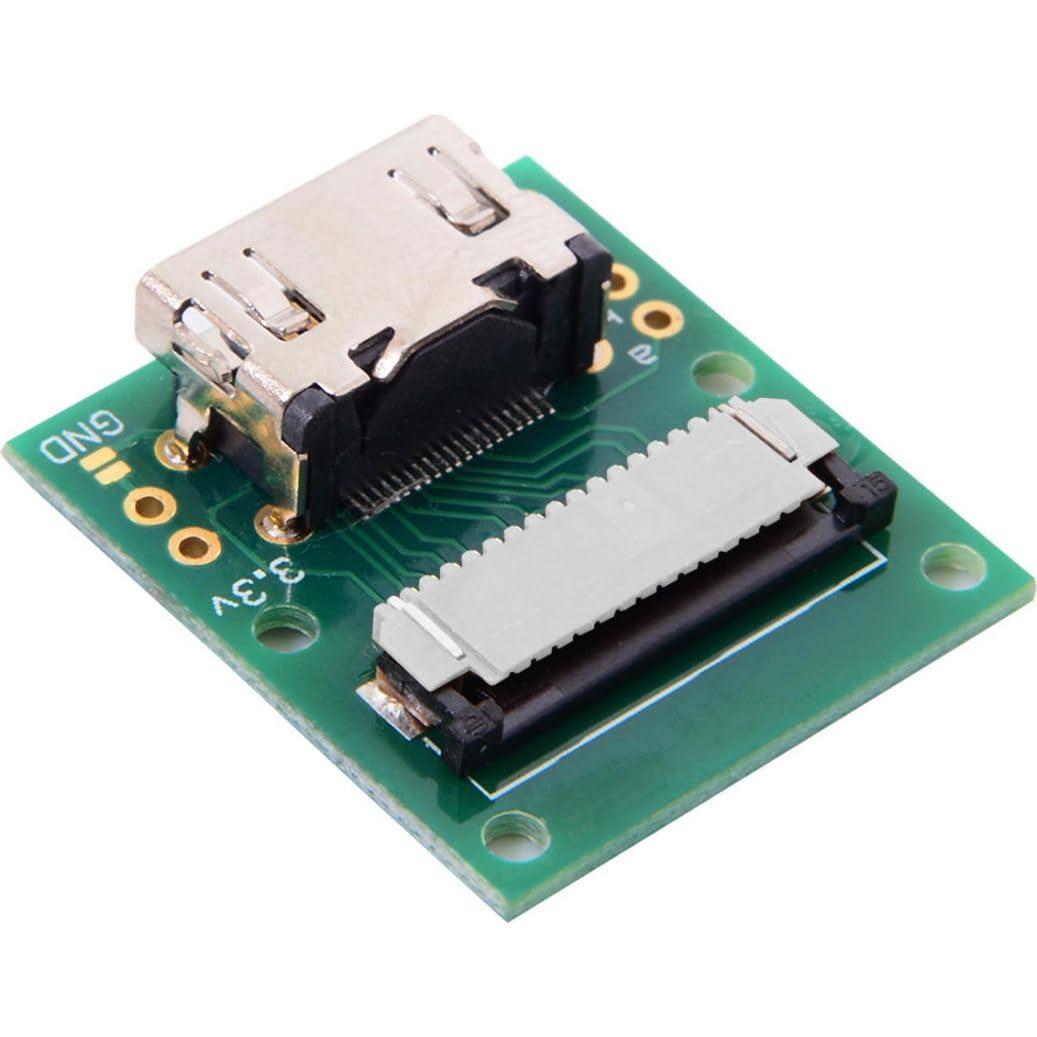 chenyang 2 Pack HDMI to CSI Raspberry PI Camera Module Expansion Adapter with Flat Ribbon Flex Cable 5cm