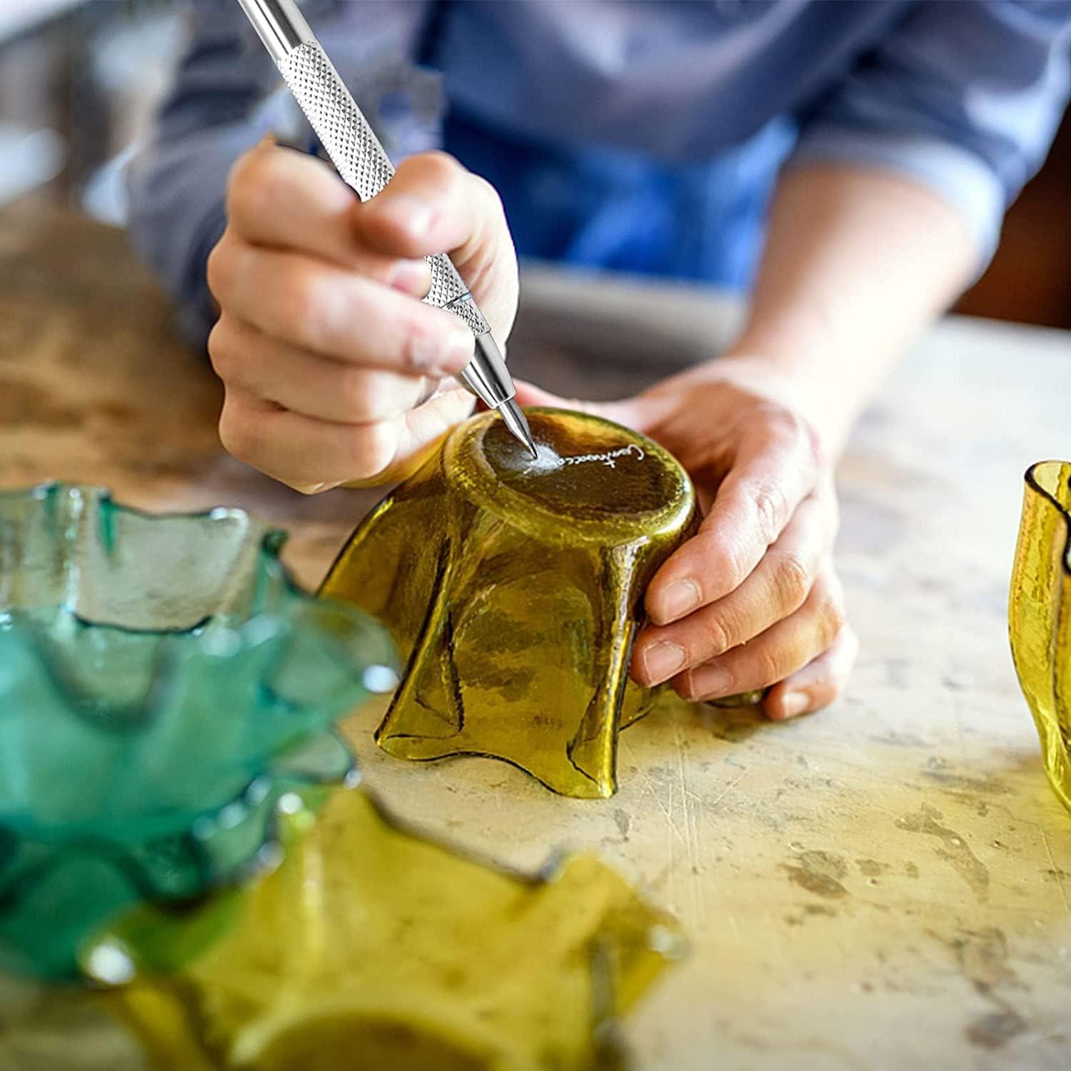 Bolígrafo de Grabado HINGTAI 4 Pcs Carburo de Tungsteno