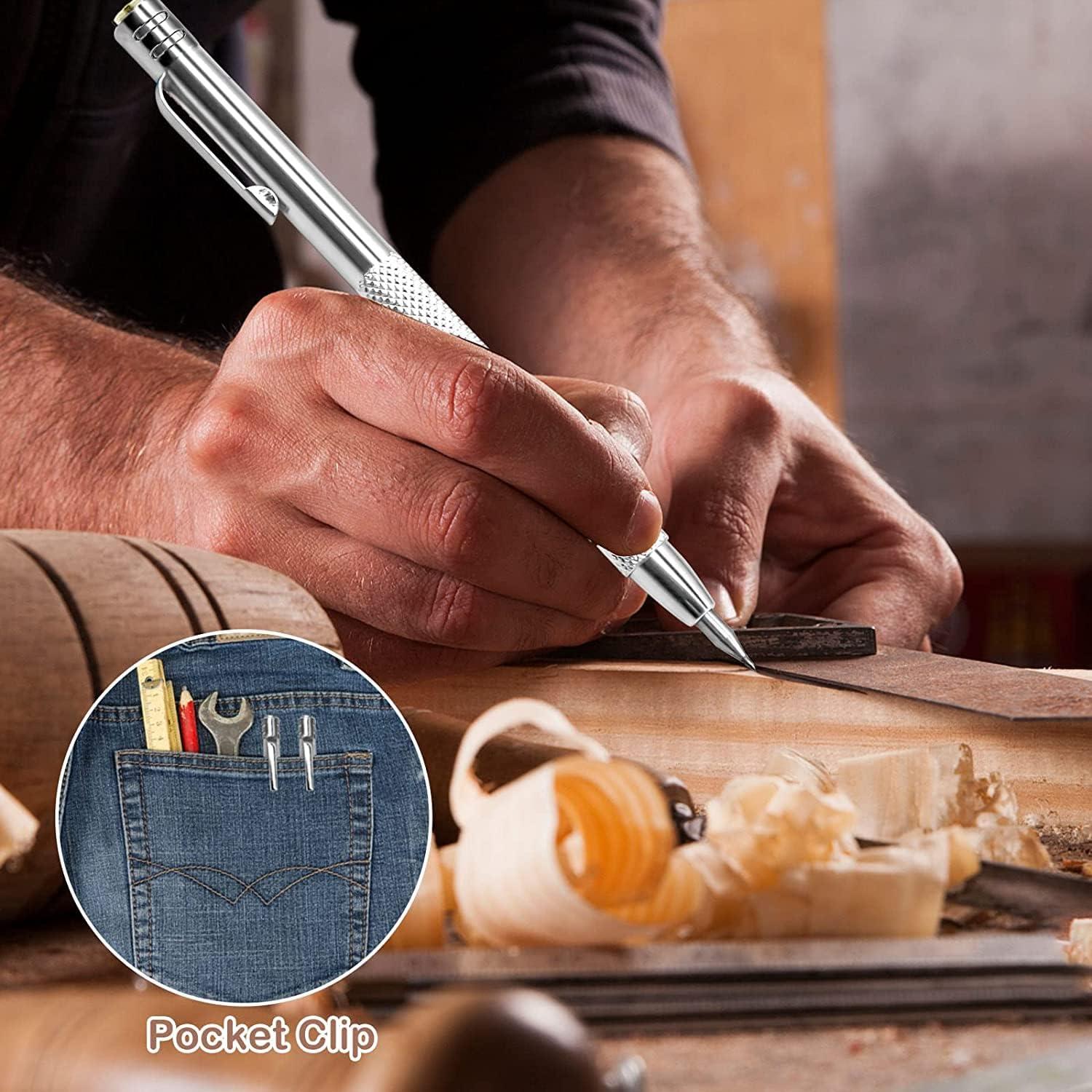 Bolígrafo de Grabado HINGTAI 4 Pcs Carburo de Tungsteno