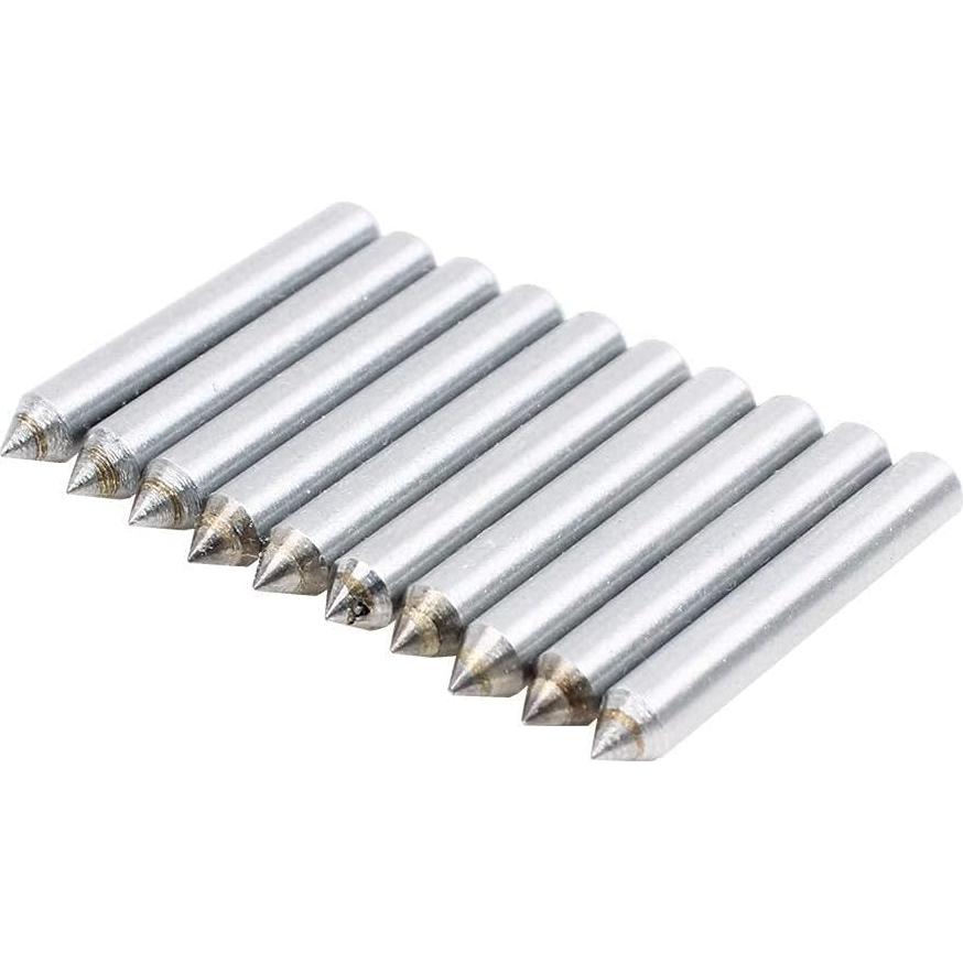 Juego de 10 Puntas de Grabado AUTOTOOLHOME 3.18 mm Carburo