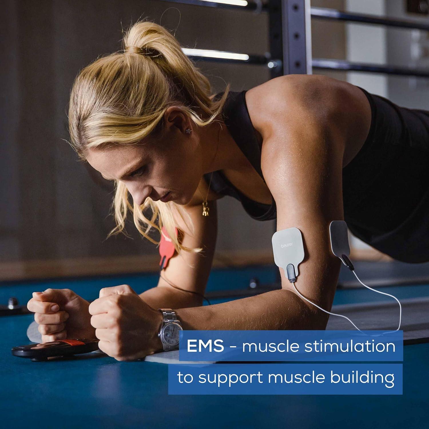 Beurer EM59 Dispositivo TENS EMS Calor 3-en-1 Alivio Dolor