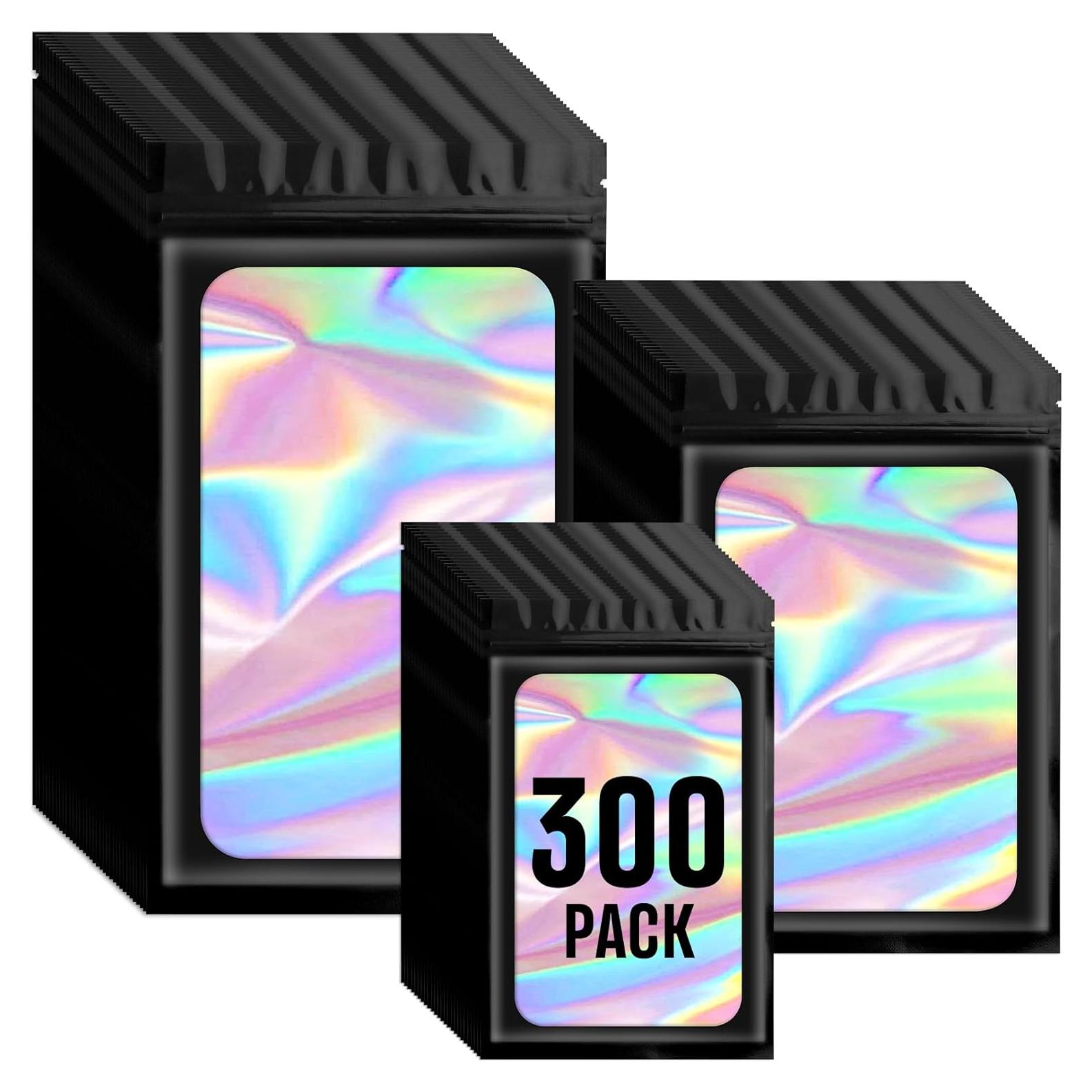 Bolsas Mylar Holográficas Reutilizables FUNFERY 300 Unidades