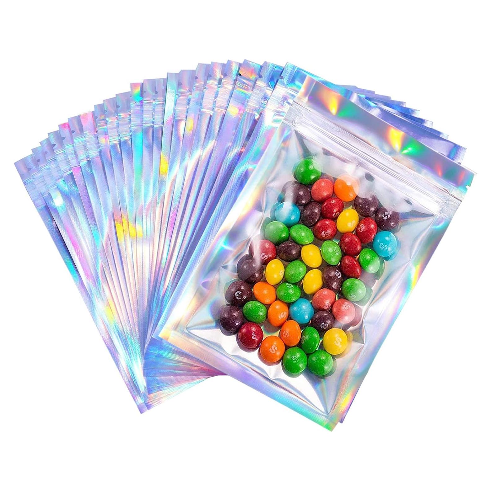 Bolsas Holográficas Reutilizables Gwybkq 300 Piezas 10x15 cm