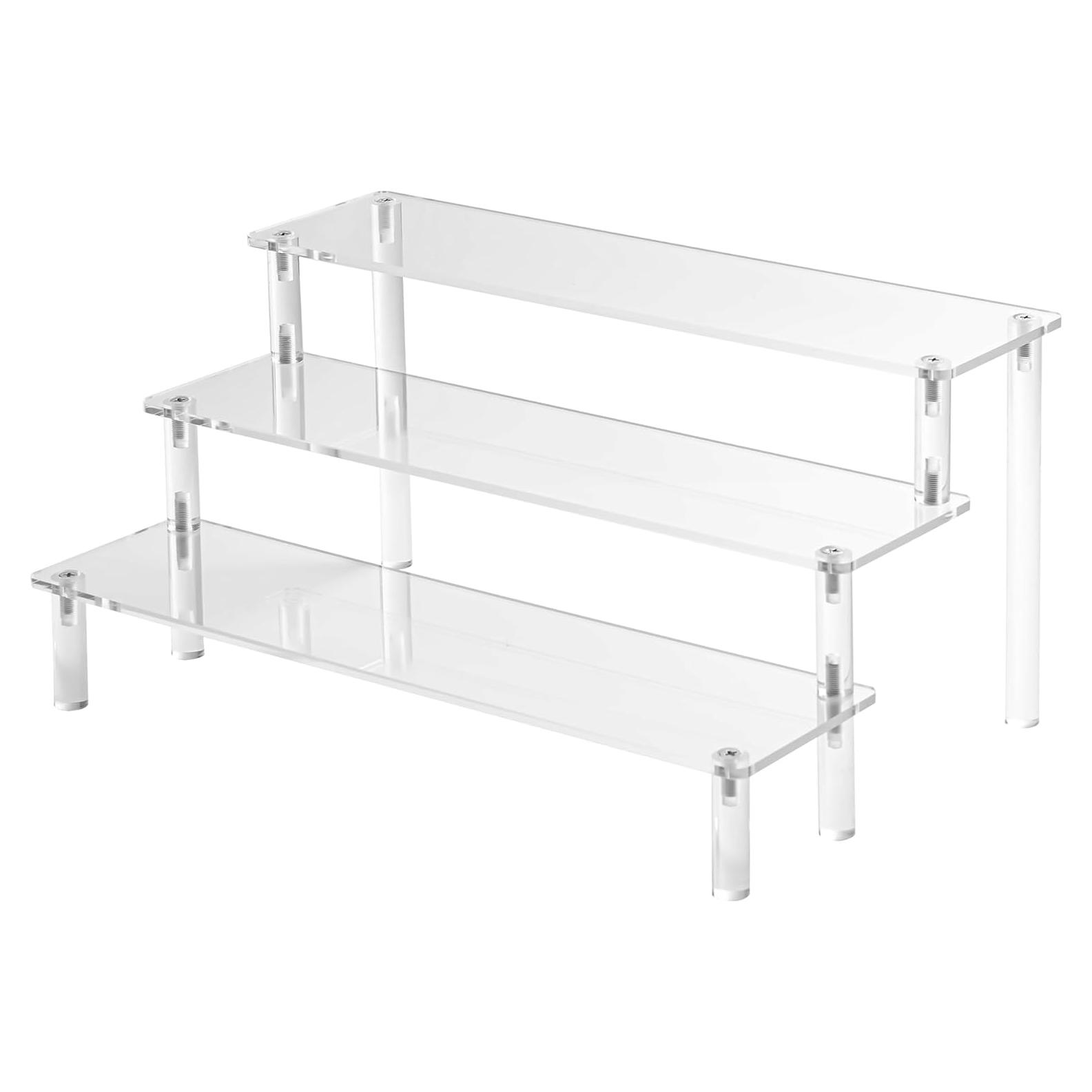 Soporte de Exhibición Acrílico 3 Niveles Hoewina 30cm