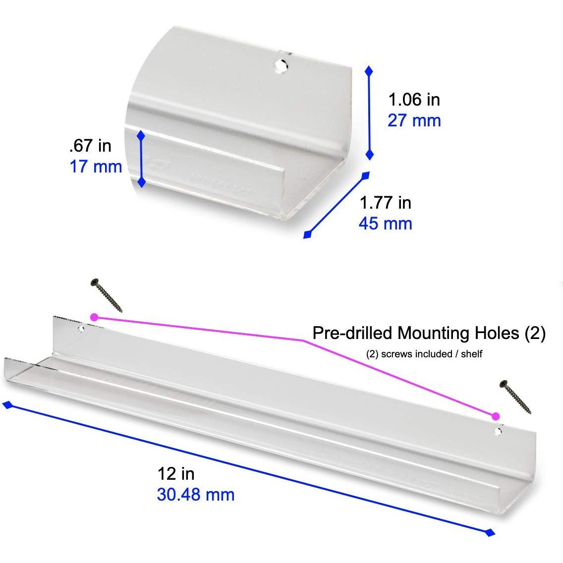 Estante Organizador de Maquillaje Acrílico byAlegory - 4 Estantes