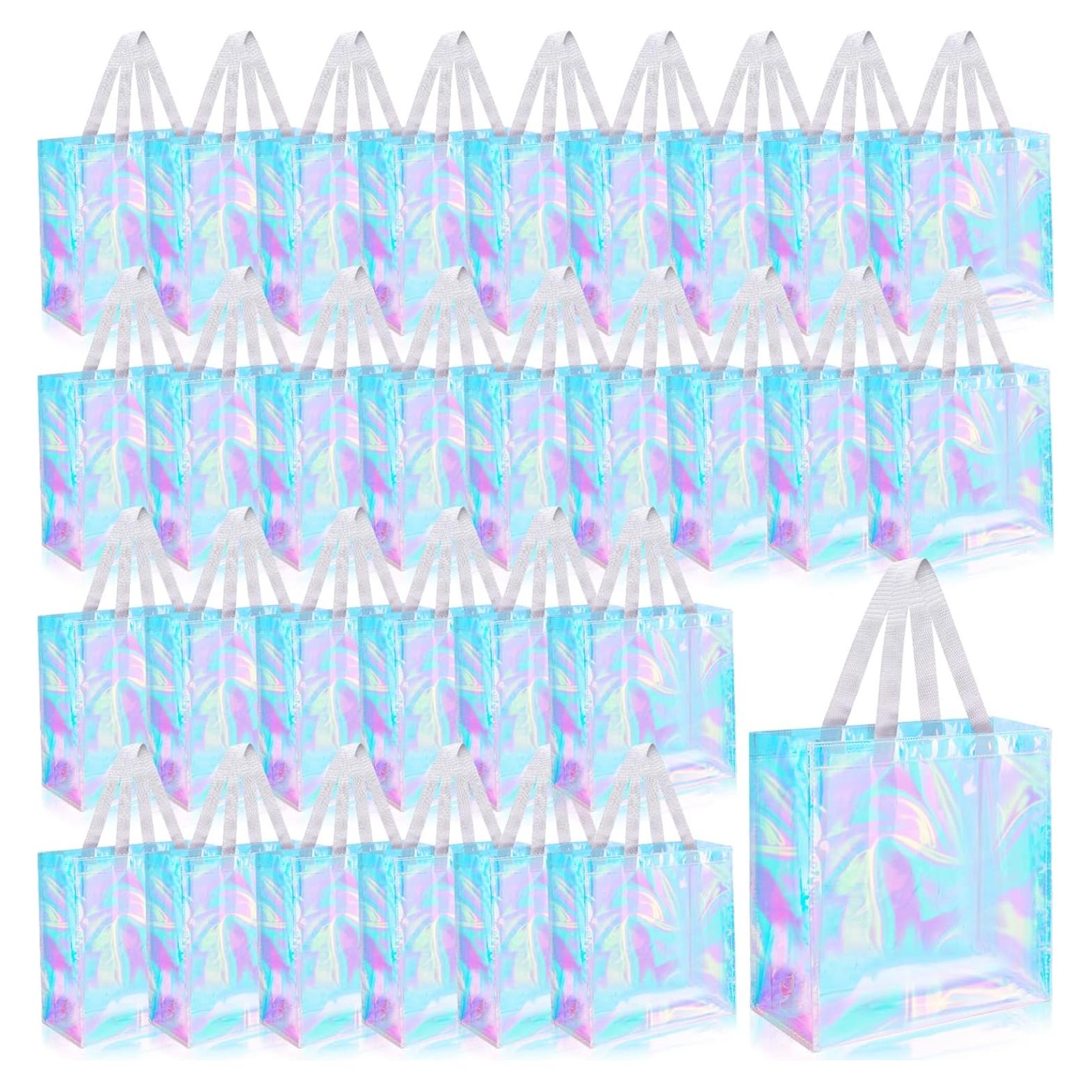 Bolsa Tote Transparente Eccliy 30 Pack 30x30x15 cm PVC