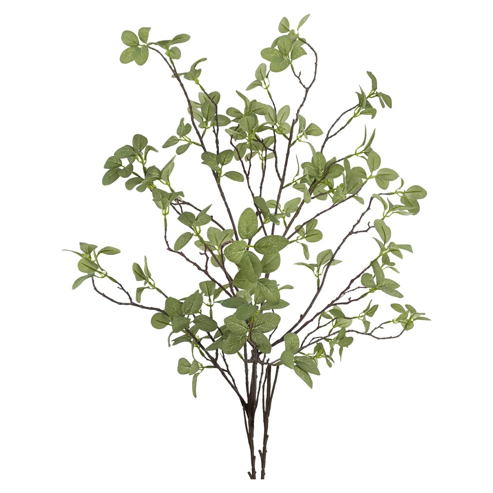 Ramas de Verdor Artificial Ruidazon 2 Pcs 105 cm Verde