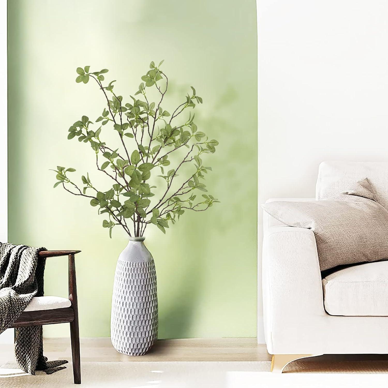 Ramas de Verdor Artificial Ruidazon 2 Pcs 105 cm Verde