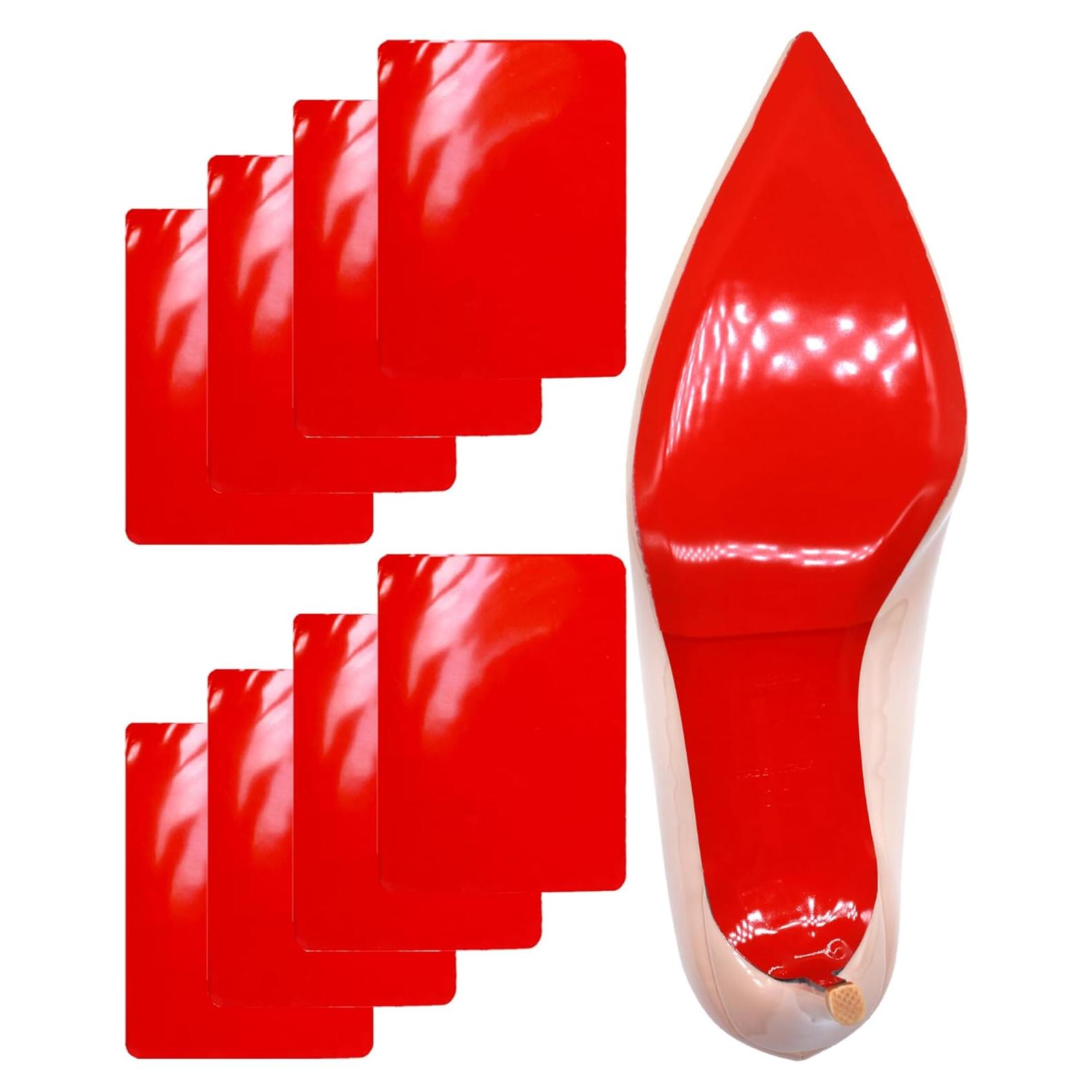 Protectores de Suela Roja BHXANZOU 8 Pcs Antideslizantes 15.24x11.43cm