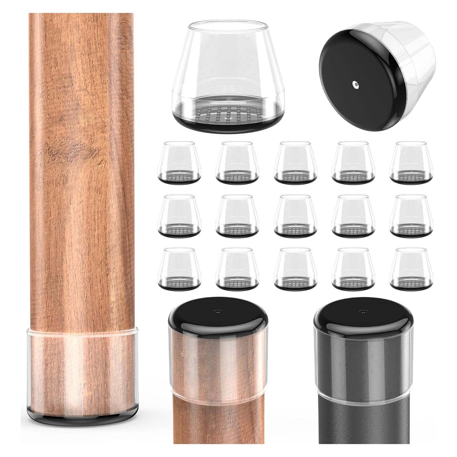 Deslizadores de Muebles CHWM 24 PCS para Alfombra Redondos